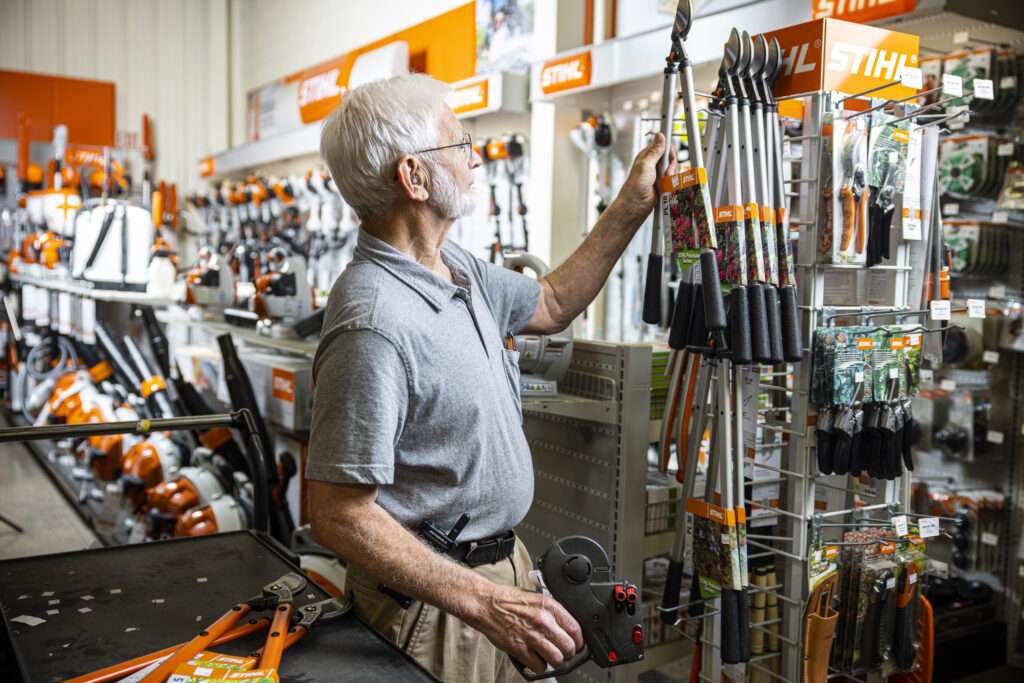 pruners at Honey Brook Hardware